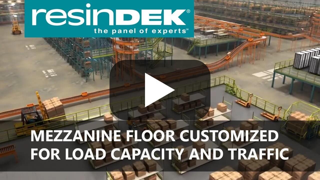 ResinDek Flooring Panels Inside a Distribution Center
