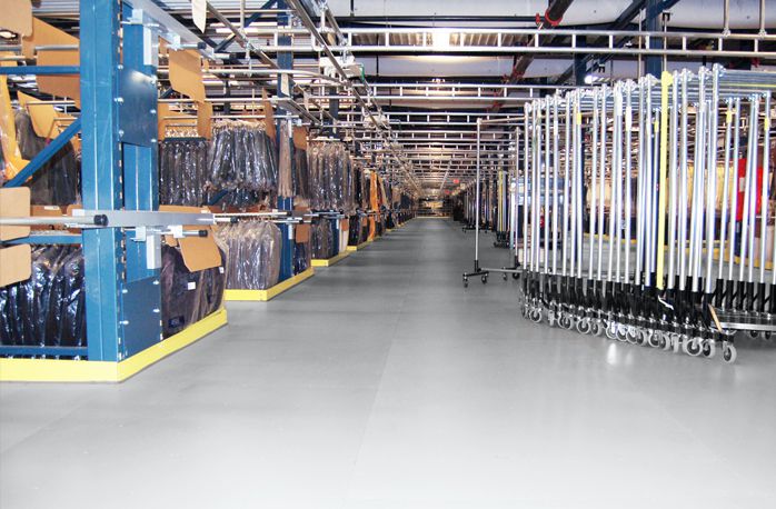 Polo Ralph Lauren Facility with ResinDek Flooring Installed.