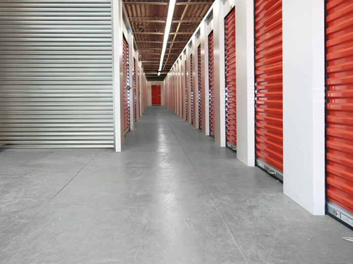 Self-storage facility with ResinDek TriGard