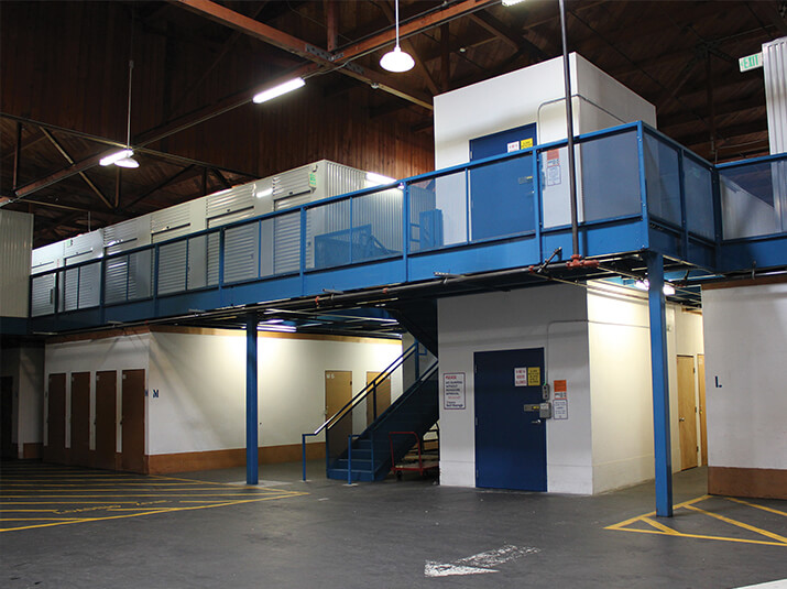 Self-storage mezzanine