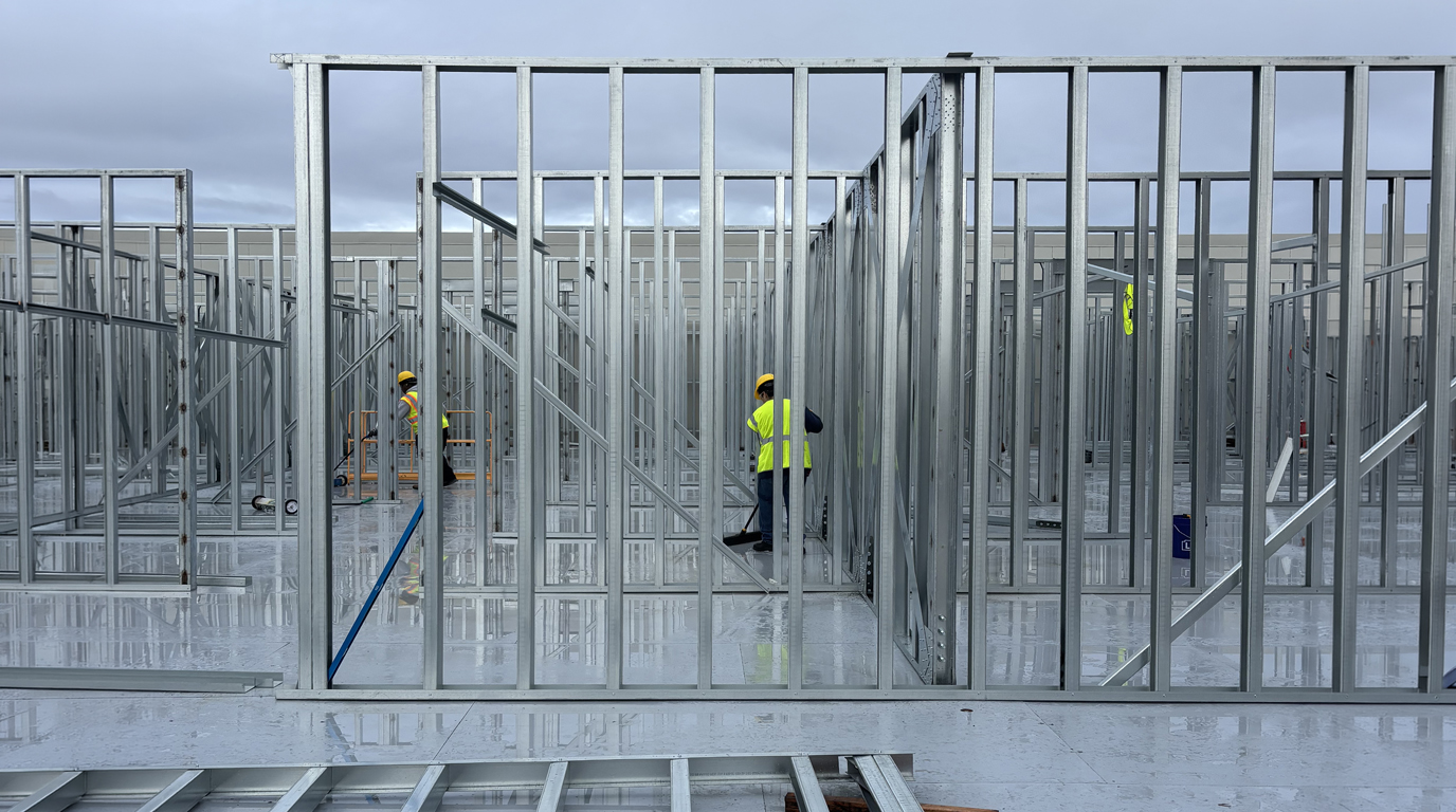Water-resistant mezzanine flooring